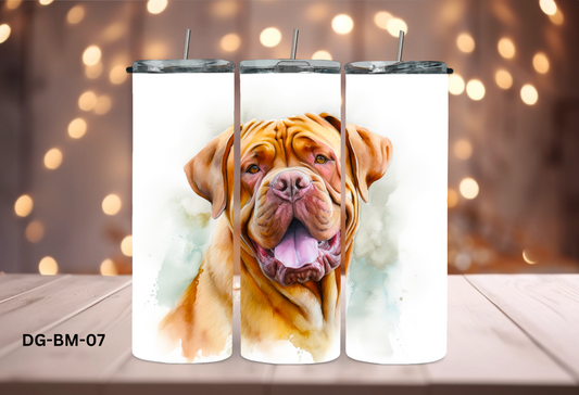 20oz (590mls) Tumbler - Bullmastiff - DG-BM-07