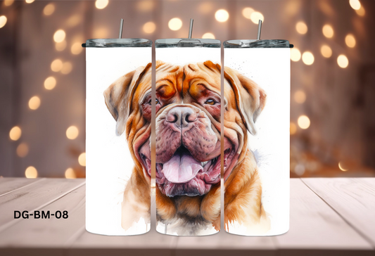 20oz (590mls) Tumbler - Bullmastiff - DG-BM-08