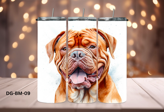 20oz (590mls) Tumbler - Bullmastiff - DG-BM-09