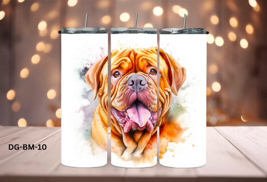 20oz (590mls) Tumbler - Bullmastiff - DG-BM-10