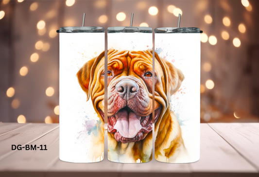 20oz (590mls) Tumbler - Bullmastiff - DG-BM-11