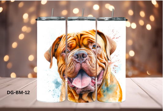 20oz (590mls) Tumbler - Bullmastiff - DG-BM-12