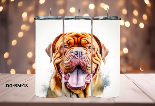 20oz (590mls) Tumbler - Bullmastiff - DG-BM-13