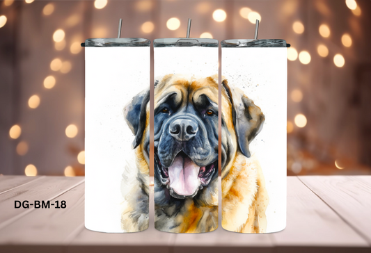 20oz (590mls) Tumbler - Bullmastiff - DG-BM-18