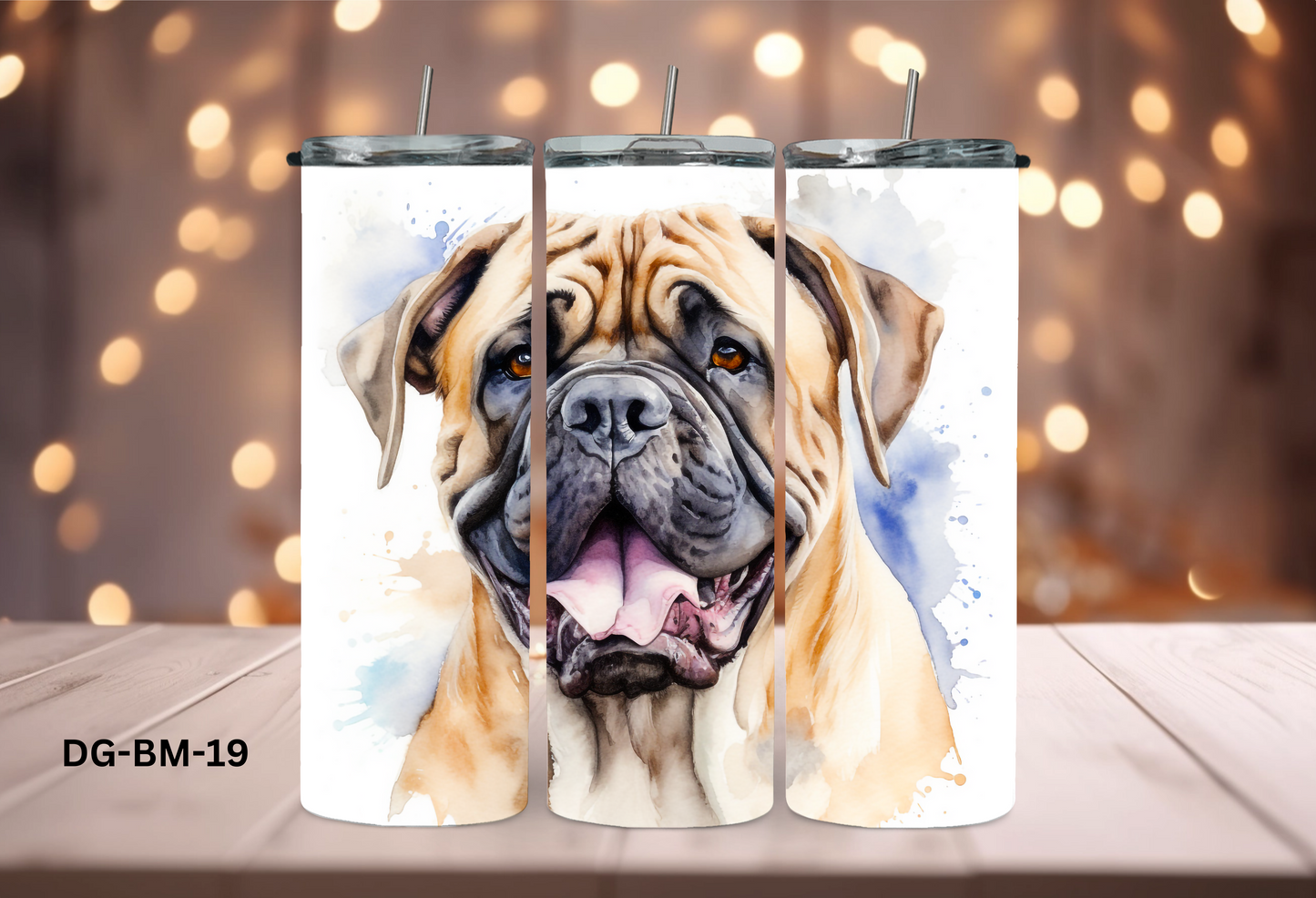 20oz (590mls) Tumbler - Bullmastiff - DG-BM-20