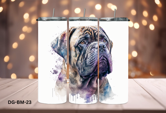 20oz (590mls) Tumbler - Bullmastiff - DG-BM-23