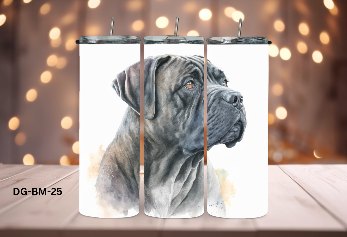 20oz (590mls) Tumbler - Bullmastiff - DG-BM-25