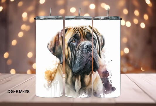 20oz (590mls) Tumbler - Bullmastiff - DG-BM-28