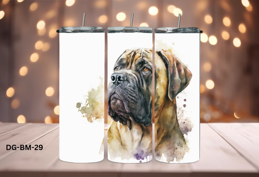 20oz (590mls) Tumbler - Bullmastiff - DG-BM-29