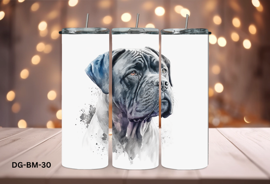 20oz (590mls) Tumbler - Bullmastiff - DG-BM-30