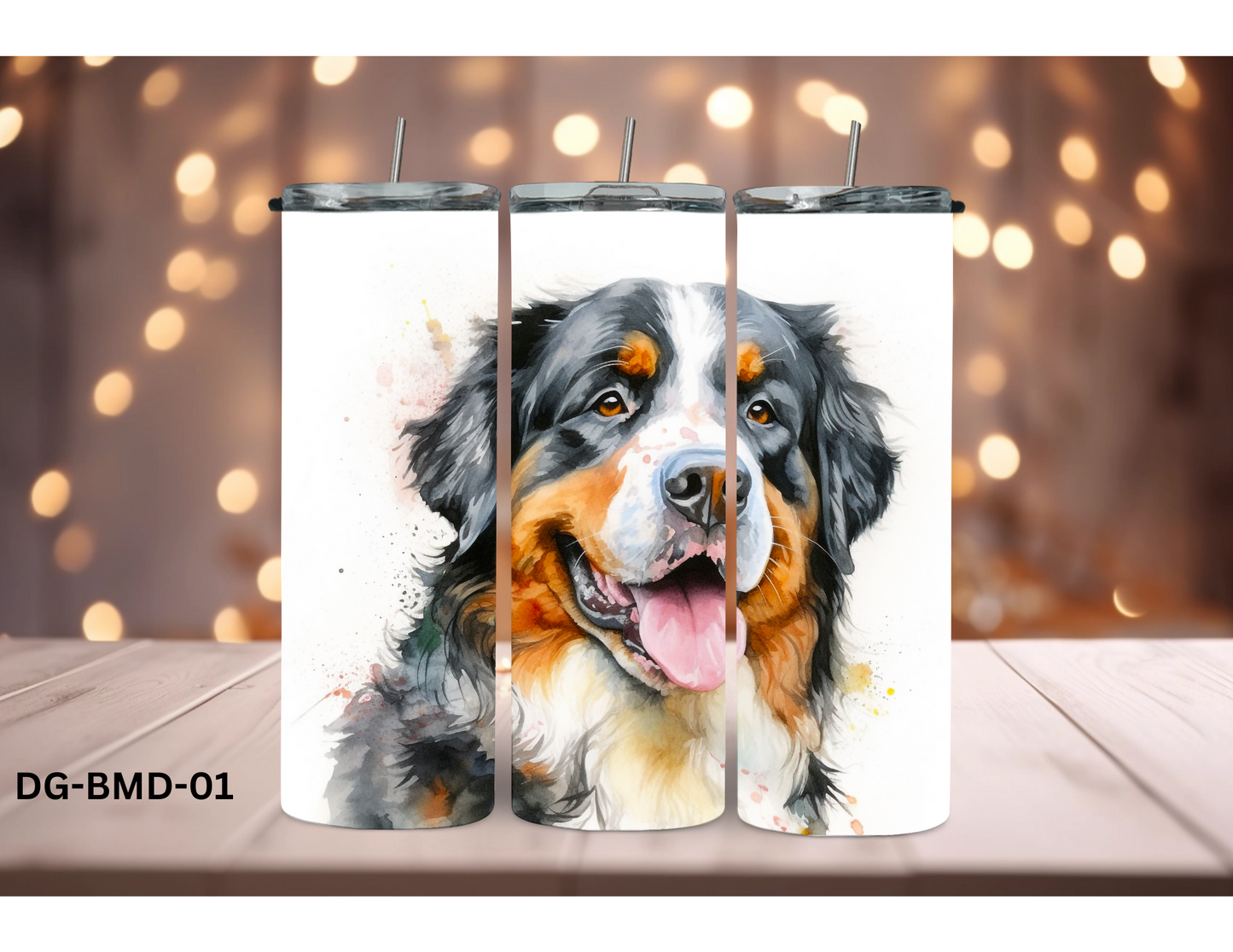 20oz Tumbler - Bernese Mountain - DG-BMD-01