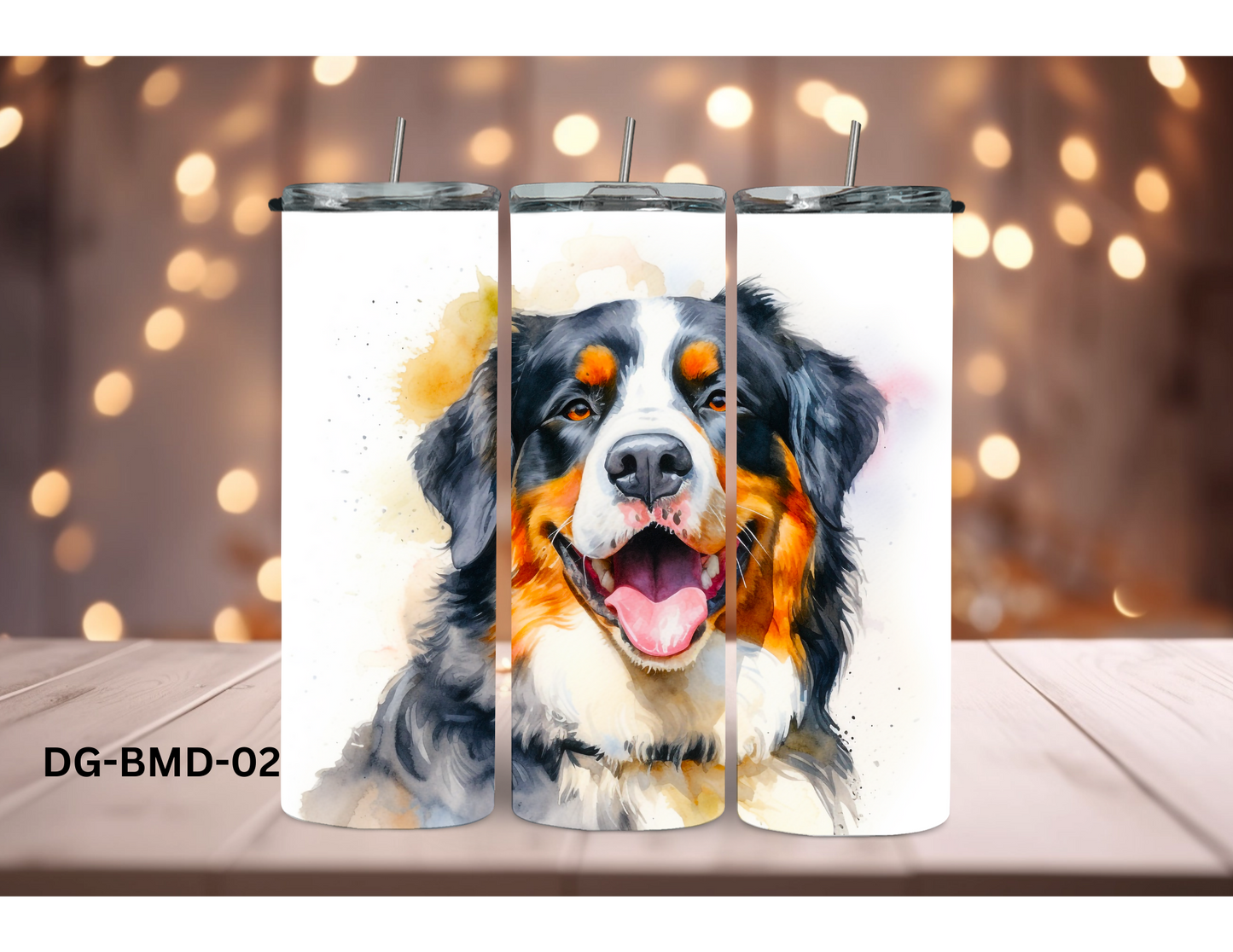 20oz Tumbler - Bernese Mountain - DG-BMD-02