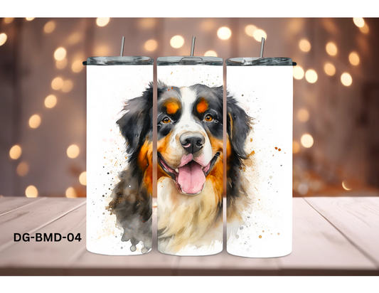 20oz Tumbler - Bernese Mountain - DG-BMD-04