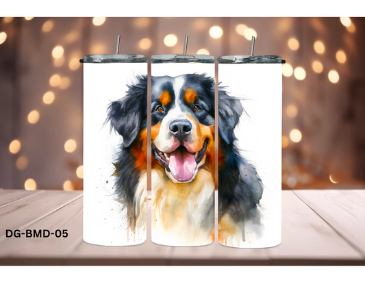 20oz Tumbler - Bernese Mountain - DG-BMD-05