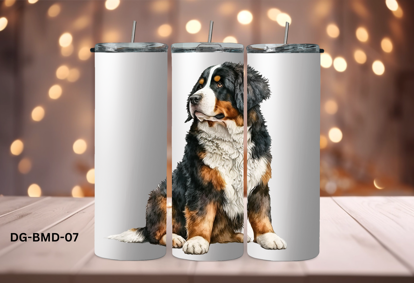 20oz Tumbler - Bernese Mountain - DG-BMD-07