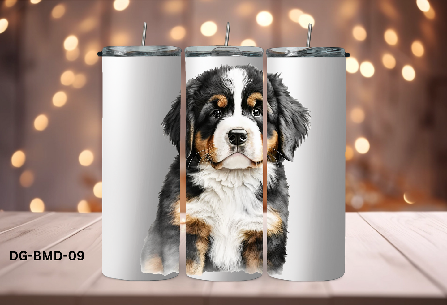 20oz Tumbler - Bernese Mountain - DG-BMD-09