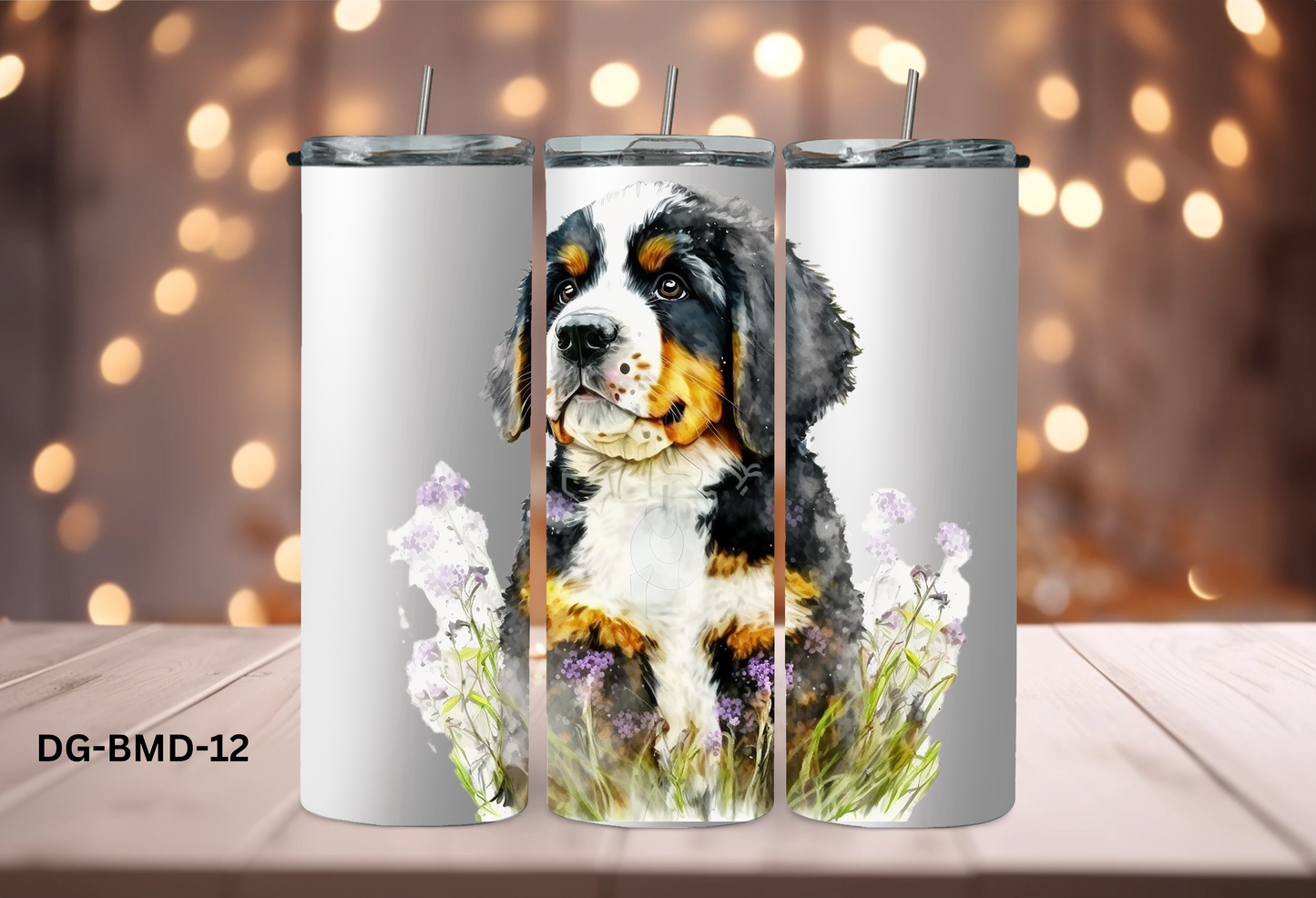 20oz Tumbler - Bernese Mountain - DG-BMD-12