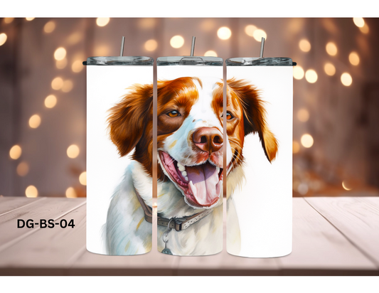 20oz (590mls) Tumbler - Brittney Spaniel - DG-BS-04