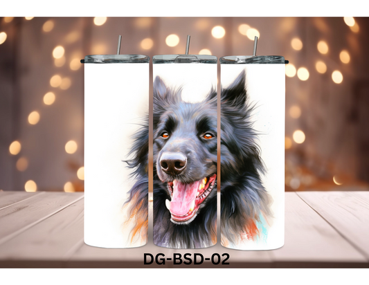 20oz (590mls) Tumbler - Belgian Sheepdog - DG-BSD-02