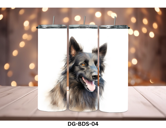 20oz (590mls) Tumbler - Belgian Sheepdog - DG-BSD-04