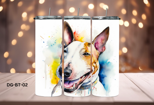 20oz (590mls) Tumbler - Bull Terrier - DG-BT-02