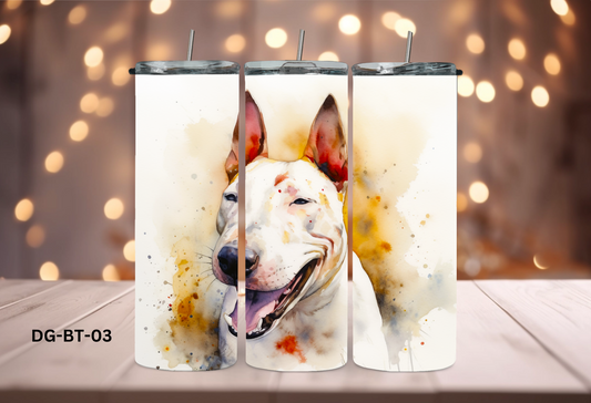 20oz (590mls) Tumbler - Bull Terrier - DG-BT-03