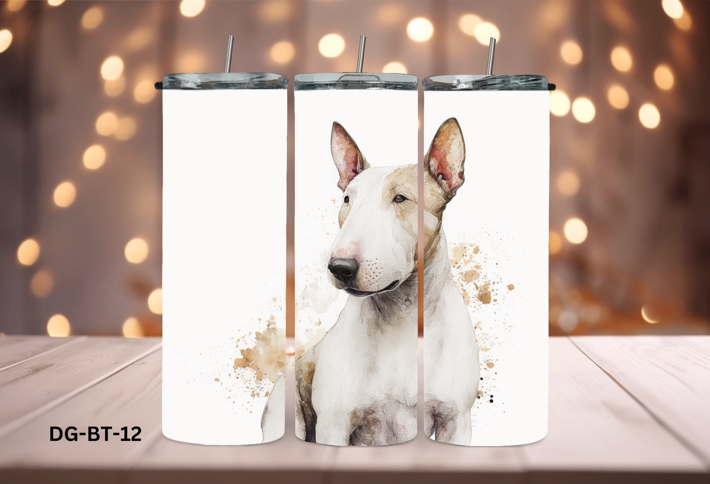 20oz (590mls) Tumbler - Bull Terrier - DG-BT-12