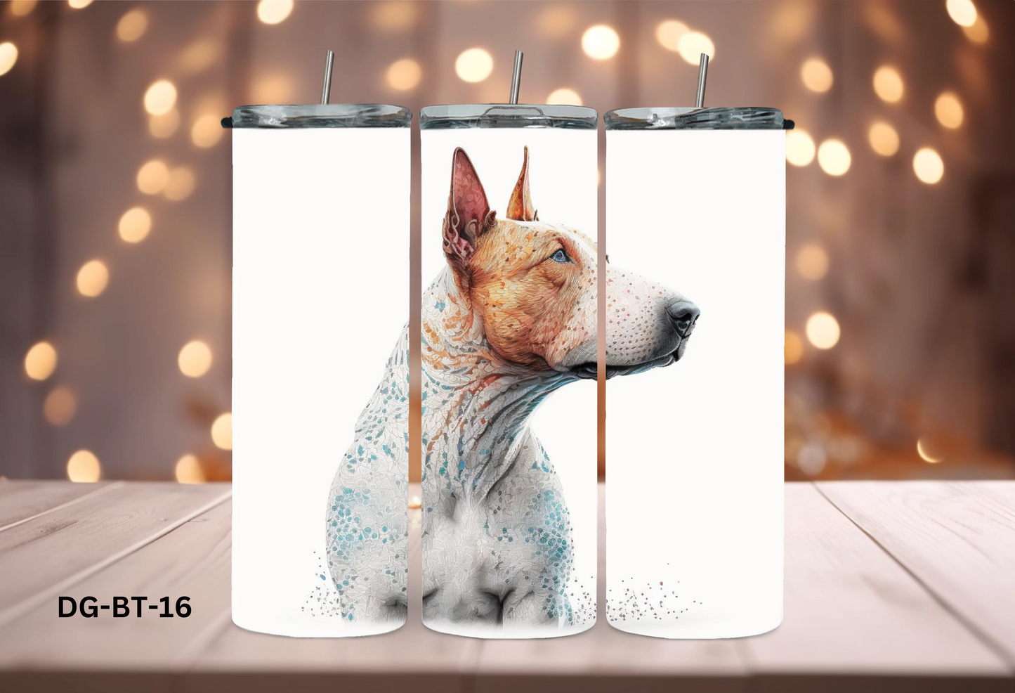 20oz (590mls) Tumbler - Bull Terrier - DG-BT-16