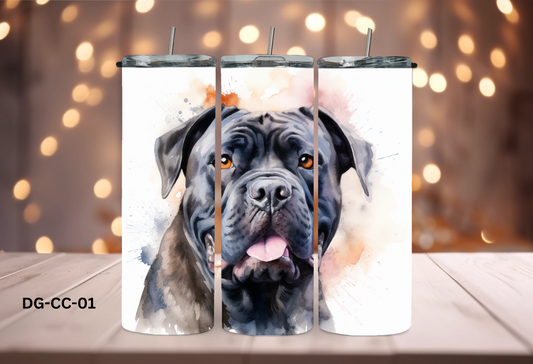 20oz (590mls) Tumbler - Cane Corso - DG-CC-01