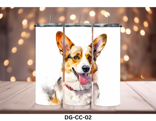 20oz (590mls) Tumbler - Cardigan Welsh Corgi - DG-CC-02