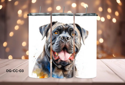 20oz (590mls) Tumbler - Cane Corso - DG-CC-03