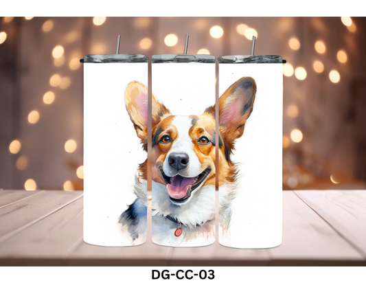 20oz (590mls) Tumbler - Cardigan Welsh Corgi - DG-CC-03