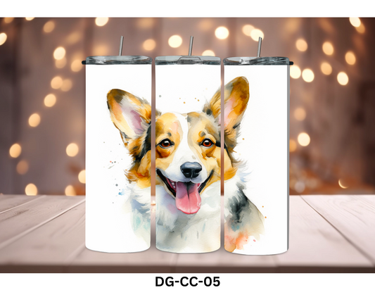 20oz (590mls) Tumbler - Cardigan Welsh Corgi - DG-CC-05