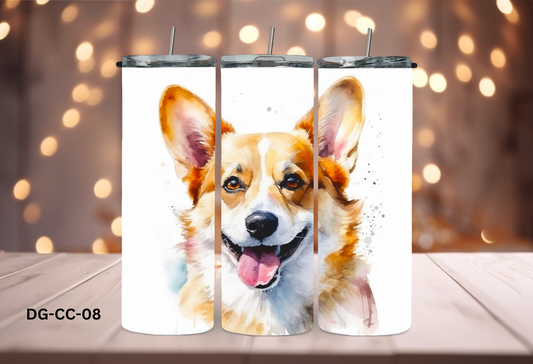 20oz Tumbler - Corgi - DG-CC-08