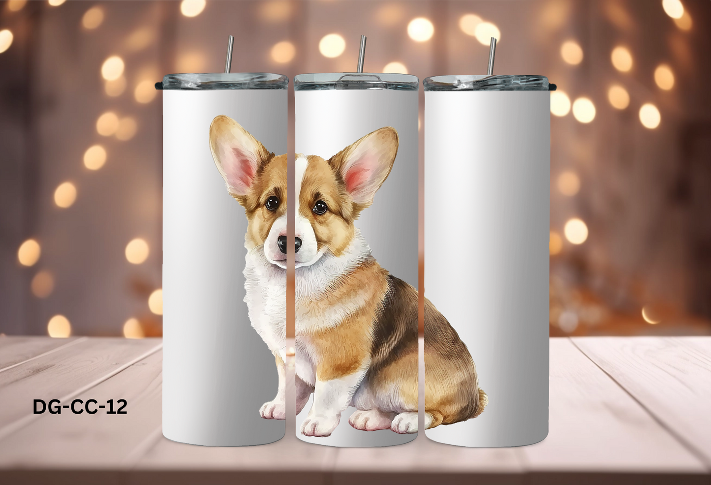 20oz Tumbler - Corgi - DG-CC-12