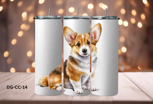 20oz (590mls) Tumbler - Cardigan Welsh Corgi - DG-CC-14