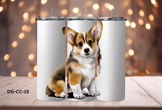 20oz (590mls) Tumbler - Cardigan Welsh Corgi - DG-CC-15