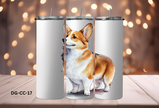 20oz (590mls) Tumbler - Cardigan Welsh Corgi - DG-CC-17