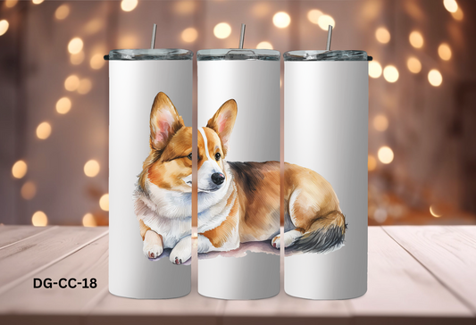 20oz (590mls) Tumbler - Cardigan Welsh Corgi - DG-CC-18