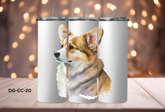 20oz Tumbler - Corgi - DG-CC-20