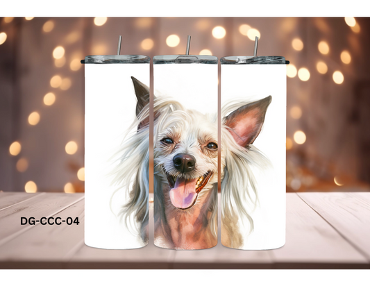 20oz (590mls) Tumbler - Chinese Crested Dog - DG-CCC-04