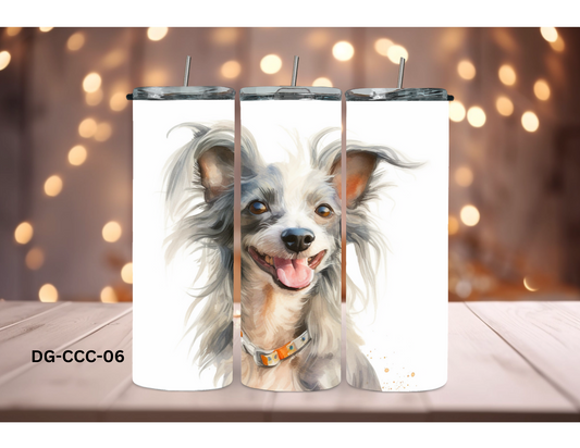 20oz Tumbler - Chinese Crested Dog - DG-CCC-06