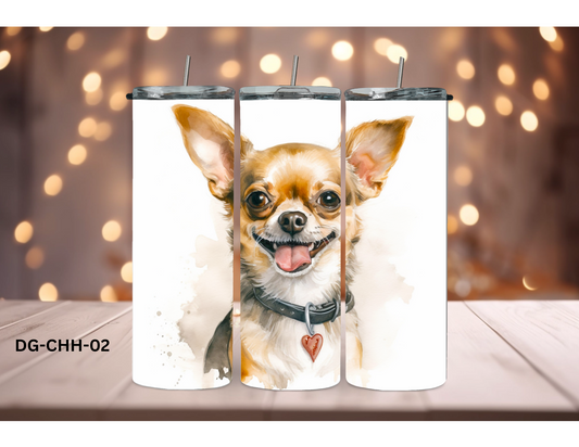 20oz (590mls) Tumbler - Chihuahua - DG-CHH-02