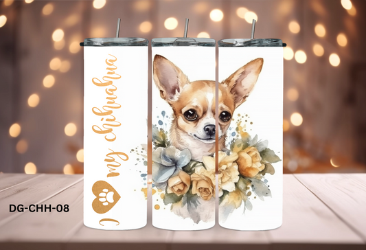 20oz (590mls) Tumbler - Chihuahua - DG-CHH-08