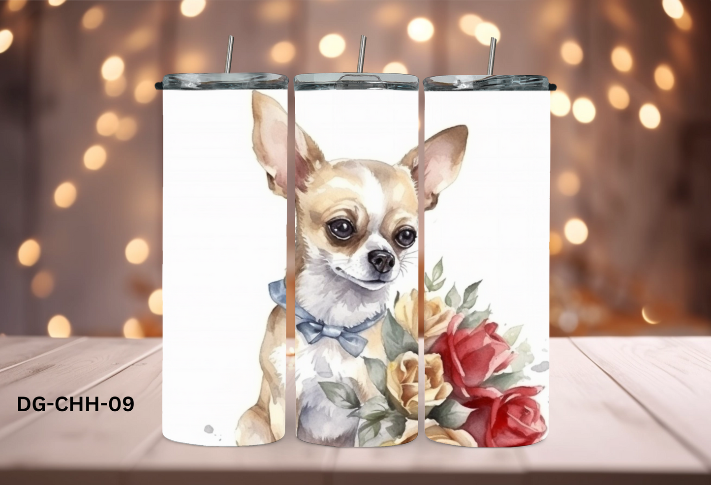 20oz (590mls) Tumbler - Chihuahua - DG-CHH-09