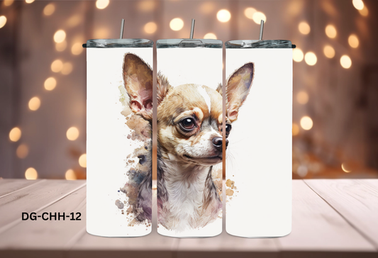 20oz (590mls) Tumbler - Chihuahua - DG-CHH-12