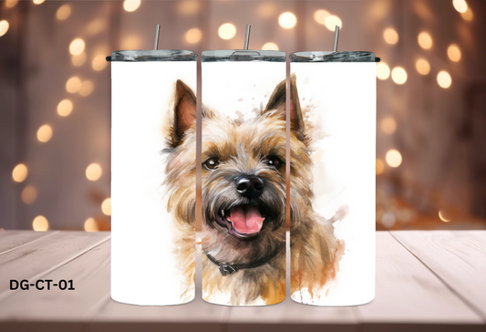 20oz (590mls) Tumbler - Cairn Terrier - DG-CT-01