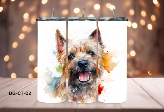 20oz (590mls) Tumbler - Cairn Terrier - DG-CT-02