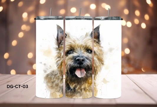 20oz (590mls) Tumbler - Cairn Terrier - DG-CT-03