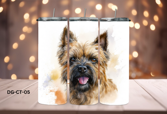 20oz (590mls) Tumbler - Cairn Terrier - DG-CT-05